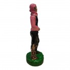 Imagem Cigano com Violino 25 Cm Resina Mod2 Rosa