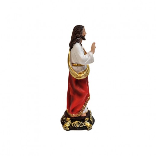 Imagem Coração de Jesus 12 Cm Resina Mod5