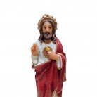 Imagem Coração de Jesus 15 Cm Resina Mod2