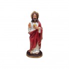 Imagem Coração de Jesus 15 Cm Resina Mod2