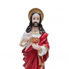 Imagem Coração de Jesus 15 Cm Resina Mod3