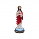 Imagem Coração de Jesus 15 Cm Resina Mod3