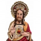 Imagem Coração de Jesus 20 Cm Busto Pintura Especial Mod5