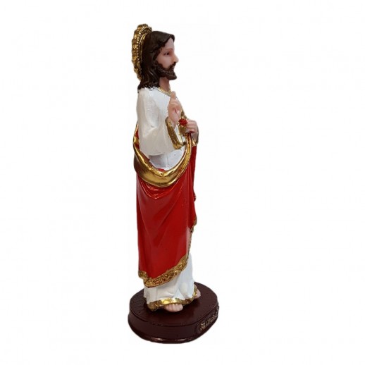 Imagem Coração de Jesus 20 Cm Resina Mod4