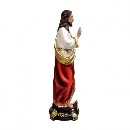 Imagem Coração de Jesus 22 Cm Resina Mod5