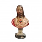 Imagem Coração de Jesus 30 Cm Busto Mesa Barroco Mod1