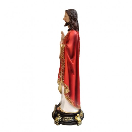 Imagem Coração de Jesus 30 Cm Resina Mod5