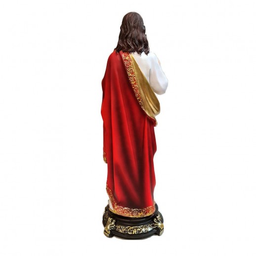 Imagem Coração de Jesus 40 Cm Resina Mod5