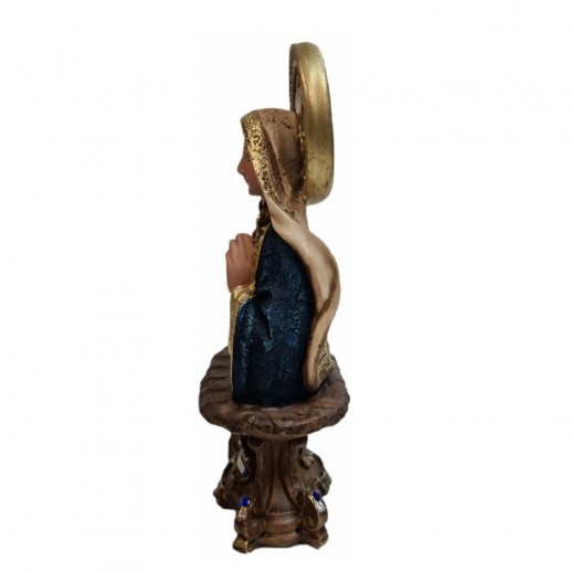 Imagem Coração de Maria 20 Cm Busto Pintura Especial Mod5