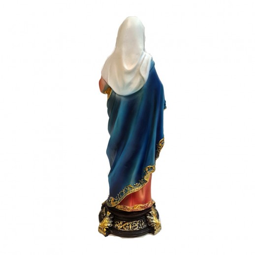 Imagem Coração de Maria 22 Cm Resina Mod5