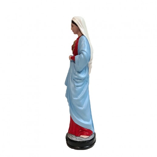Imagem Coração de Maria 30 Cm Resina Mod3