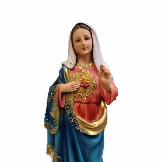 Imagem Coração de Maria 42 Cm Resina Mod5