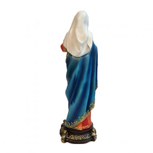 Imagem Coração de Maria 42 Cm Resina Mod5