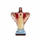 Imagem Cristo Redentor 10 Cm Mod1 Manto Vermelho