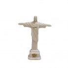 Imagem Cristo Redentor 12 Cm Manto Branco Resina Mod3