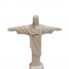 Imagem Cristo Redentor 12 Cm Manto Branco Resina Mod3