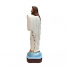 Imagem Cristo Redentor 20 Cm Coração Mod1 Manto Branco