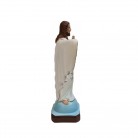 Imagem Cristo Redentor 30 Cm Coração Mod1 Manto Branco