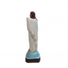 Imagem Cristo Redentor 30 Cm Coração Mod1 Manto Branco