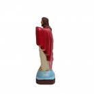 Imagem Cristo Redentor 30 Cm Coração Mod1 Manto Vermelho