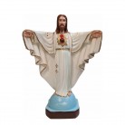 Imagem Cristo Redentor 40 Cm Mod1 Manto Branco