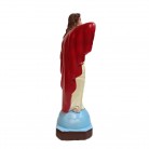 Imagem Cristo Redentor 40 Cm Mod1 Manto Vermelho