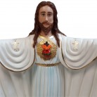 Imagem Cristo Redentor 60 Cm Mod1 Manto Branco