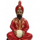 Imagem Deus Hindu 25 Cm Com Bola Mod1 Vermelho