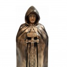 Imagem Exu Guardião Dourado 40 Cm Mod1