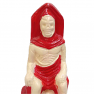 Imagem Exu Tatá Caveira 20 cm Vermelho Mod4