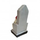 Imagem Exu Tatá Caveira 50 Cm Mod1 Vermelho