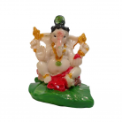 Imagem Ganesha 06 cm Resina Folha