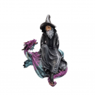 Imagem Mago Com Dragão 17 Cm