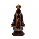 Imagem N Sra Aparecida 07 Cm Resina Mod4 Bandeira