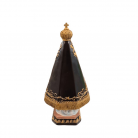 Imagem N Sra Aparecida 20 Cm Resina Mod5 Bordado