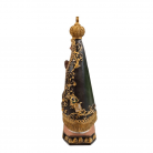 Imagem N Sra Aparecida 20 Cm Resina Mod5 Bordado
