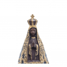 Imagem N Sra Aparecida 20 Cm Resina Mod5 Importada