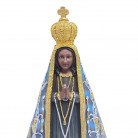 Imagem N Sra Aparecida 40 Cm Resina Mod5 Azul 