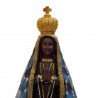 Imagem N Sra Aparecida 40 Cm Resina Mod5 Detalhe Especial