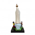 Imagem N Sra Fátima 25 Cm Pastores Resina Mod3