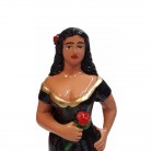 Imagem Pomba Gira Dama da Noite 22 Cm Preta Mod2
