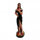 Imagem Pomba Gira Dama da Noite 30 Cm Preta Mod2