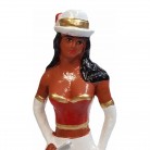 Imagem Pomba Gira Maria Malandra 20 Cm Calça Branca Mod2