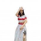 Imagem Pomba Gira Maria Malandra 25 Cm Resina Mãos no Chapéu