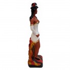 Imagem Pomba Gira Maria Navalha 20 Cm Saia Branca Mod2