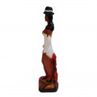 Imagem Pomba Gira Maria Navalha 20 Cm Saia Branca Mod2