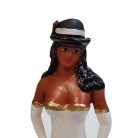 Imagem Pomba Gira Maria Navalha 20 Cm Saia Branca Mod2