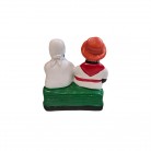 Imagem Preto Velho Casal 20 Cm Mod2