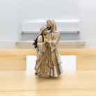 Imagem Sagrada Familia 40 cm Resina Mod5 Strass Dourada