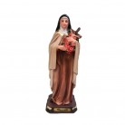 Imagem Santa Terezinha 20 Cm Com Auréola Resina Mod5